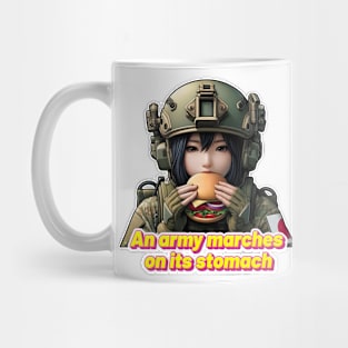 An Army Marches on Its Stomach Mug